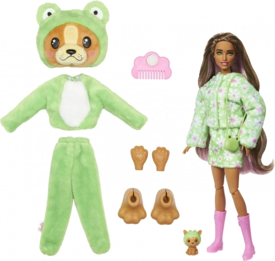 Păpușă Barbie cu accesorii la modă