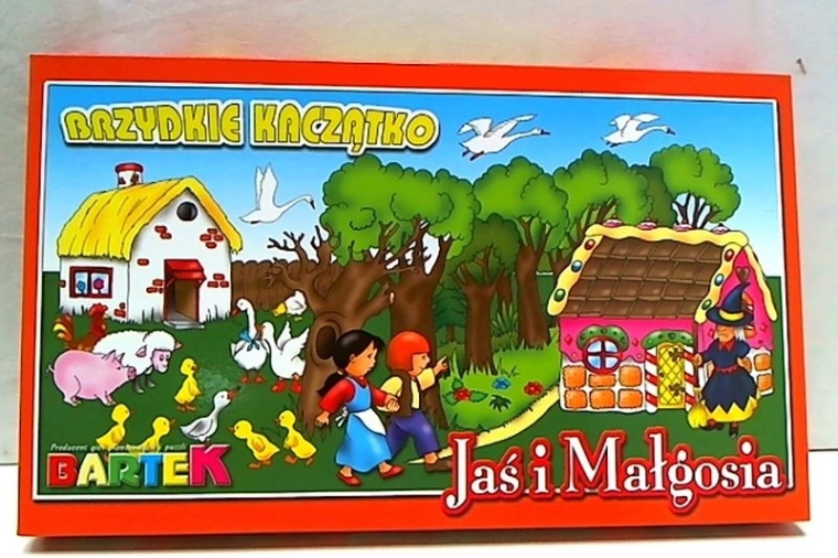 Set de jocuri pentru copii 2 în 1 Hansel și Gretel / Rățușca cea urâtă