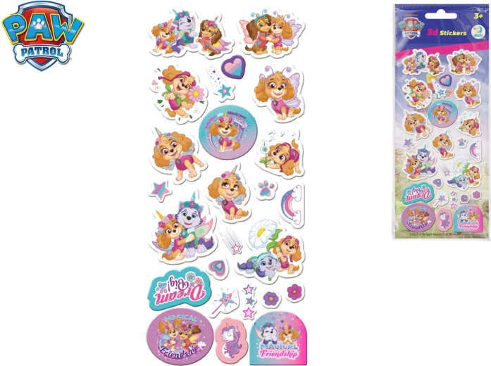 Set de autocolante 3D Paw Patrol (Tlapková patrola)