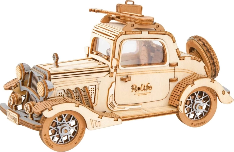 Puzzle 3D din lemn Mașină istorică