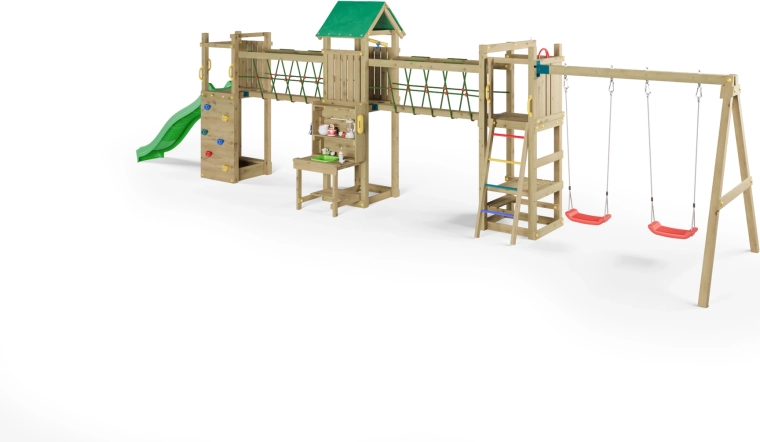 Perete de cățărat cu frânghie pentru dezvoltarea abilităților