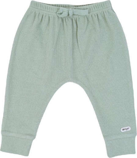 Pantaloni de trening pentru copii Lodger jogger nomad rib silt green, măr. 56
