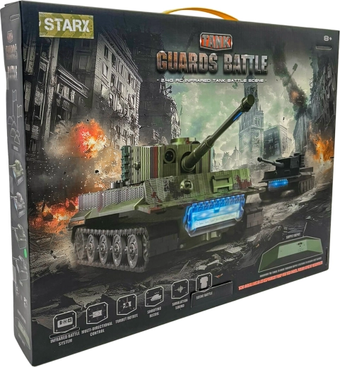 STARX bătălie de tancuri RC 2,4 GHz – câmp de luptă (2 tancuri)