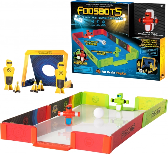 Robo fotbal FOOSBOTS STADIUM BATTLE cu stadion și set de antrenament