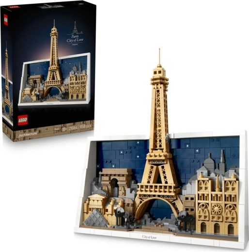 LEGO Architecture Paris – orașul iubirii, set de construcție pentru adulți