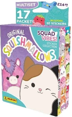 Panini Squishmallows autocolante – eco blister