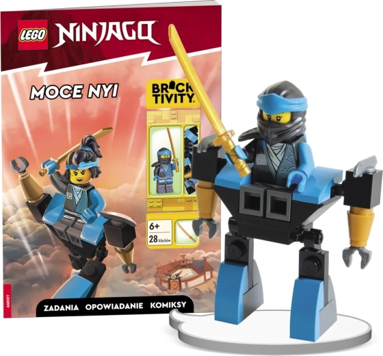 Lego Ninjago: Puterile Nyei – carte interactivă cu minifigurină