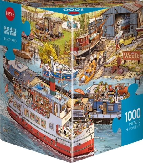 Puzzle Heye Loděnice cu 1000 de piese