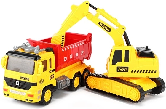 Excavator cu braț și cupă mobile