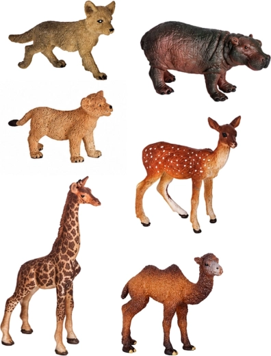 6 figurine realiste cu animale sălbatice