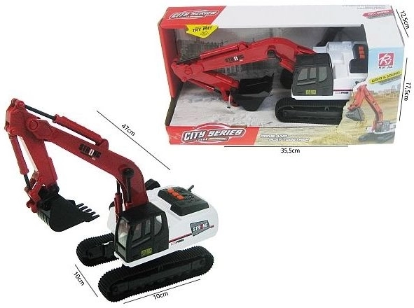 Hau18 excavator pentru copii cu lumină și sunet 16 cm