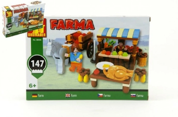 Set de construcție DROMADER fermă 147 piese