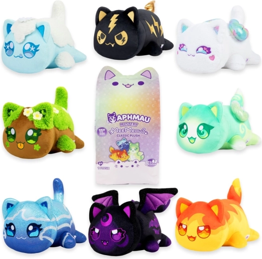 Aphmau Mystery MeeMeows pisicuță de pluș clasică (surpriză în ambalaj)