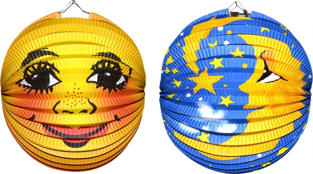 Lampion sferic Lună 25 cm