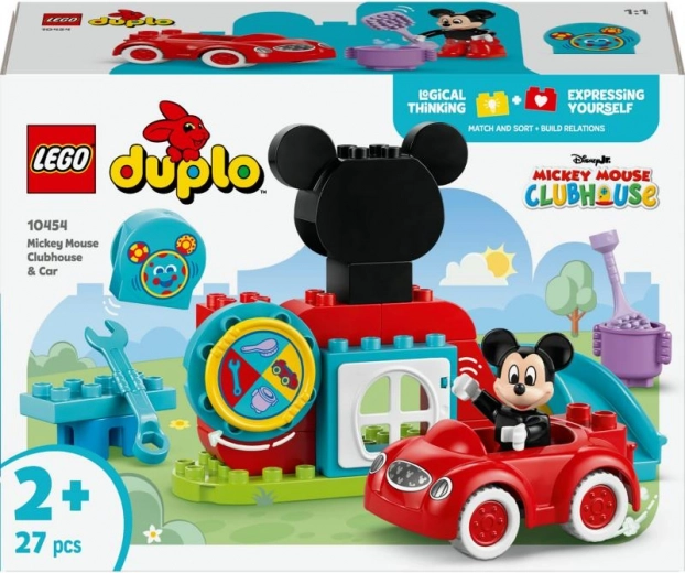 LEGO® DUPLO® Disney 10454 Clubul lui Mickey și mașina