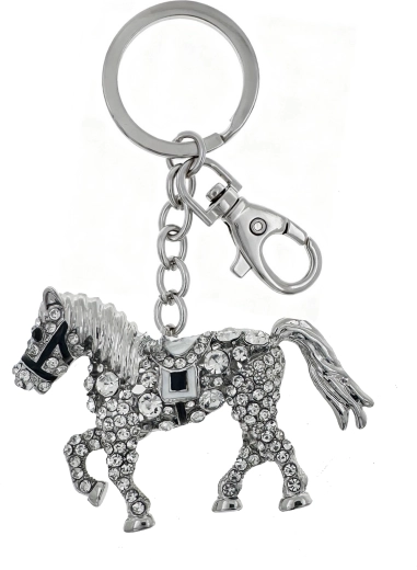 Breloc argintiu în formă de cruce