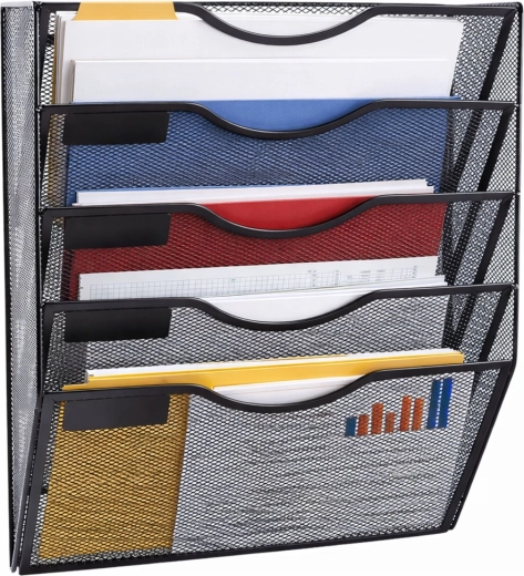 Cinci buzunare A4 pentru maximă claritate