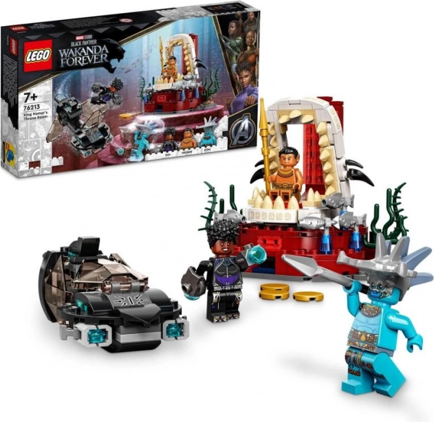 LEGO Marvel sala tronului regelui NAMOR 76213