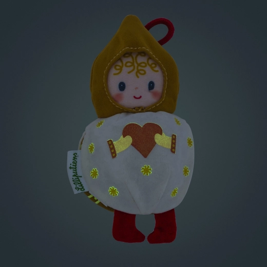 Decorațiune plușată de Crăciun elfă albă Mimmi Lilliputiens