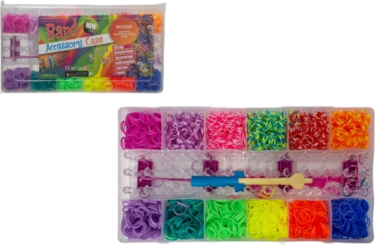 Set creativ de elastice pentru realizarea brățărilor - 1 buc