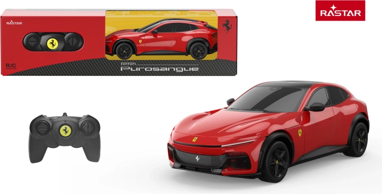 Mașină RC Ferrari Purosangue 1:24 roșie Rastar