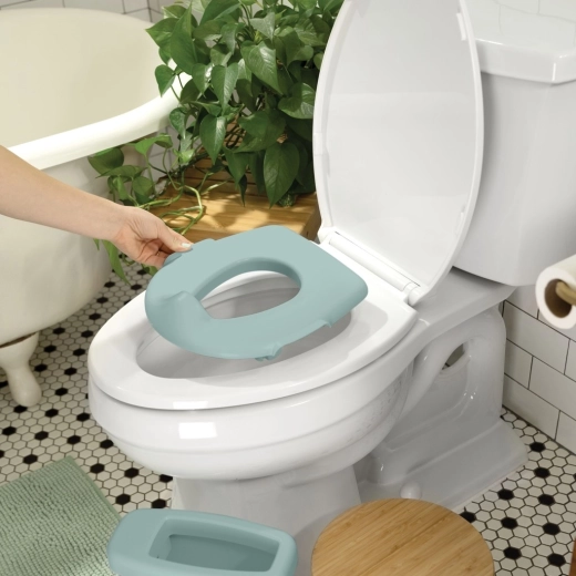 Practic 2în1: oliță și reductor pentru WC