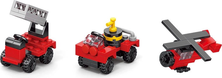 Construiește 12 vehicule de pompieri diferite