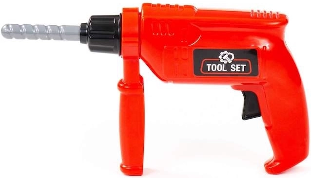 Bormașină de jucărie realistă pentru copii, cu burghiu rotativ