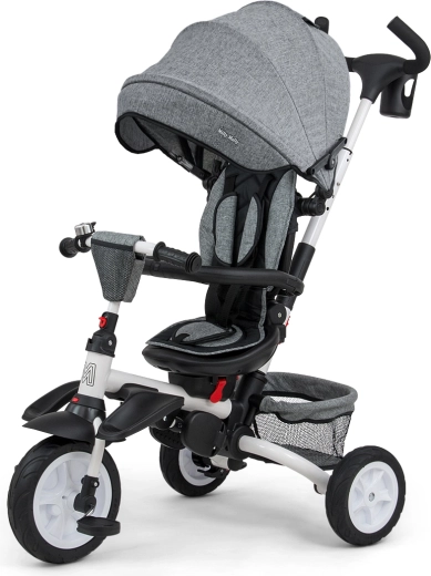 Milly Mally tricicletă 6în1 Stanley rubber grey