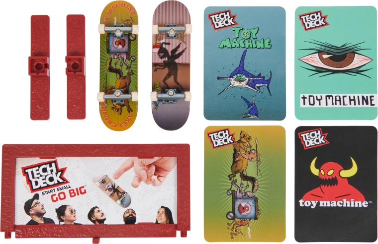 Două fingerboard-uri cu grafică TOY MACHINE