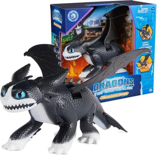 Cum să îți dresezi dragonul Figurina Furia Nopții cu lumini și sunete de la Spin Master