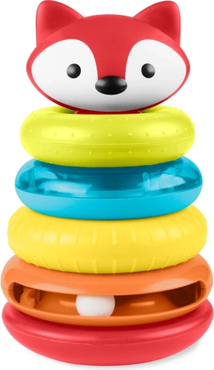 Piramidă de stivuire cu vulpe Explore & More de la Skip Hop, 6m+
