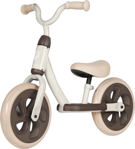 Bicicletă de echilibru Qplay Trainer bej (2–4 ani)