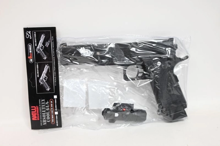 Pistol cu bile pentru copii cu lumină, în punguță