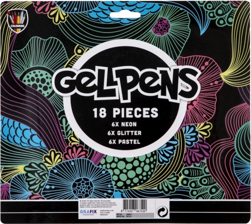 Set de pixuri gel 18 bucăți