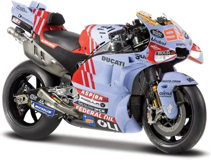 Motocicletă Maisto Gresini Racing 2024 Marc Marquez 1:18