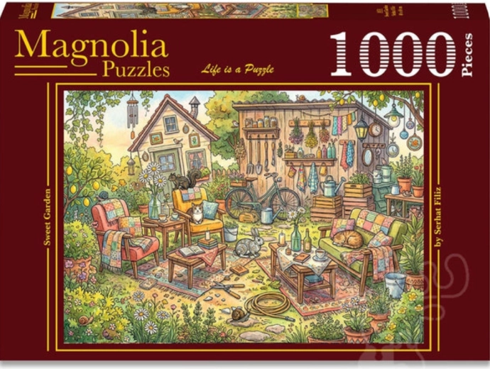 Puzzle Magnolia Grădina dulce 1000 de piese