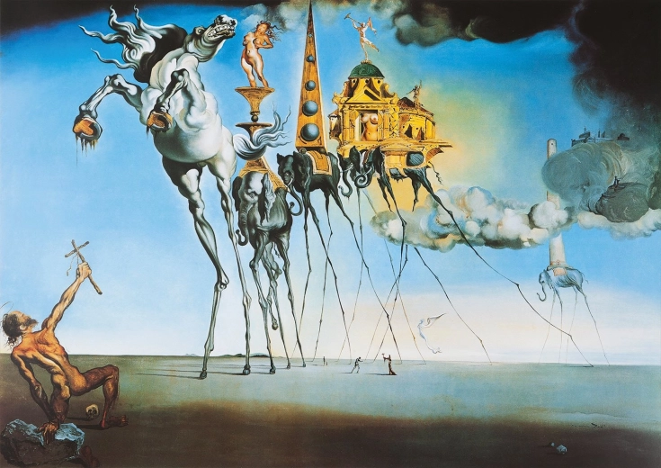 Puzzle SALVADOR DALÍ – Ispitirea Sfântului Antonie 1000 piese