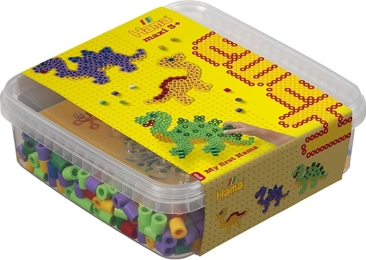 Mărgele de călcat Hama Maxi – set dinozaur (600 buc.)