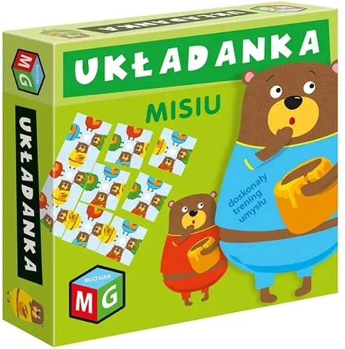 Puzzle logic ursuleț – asamblare 3 × 3