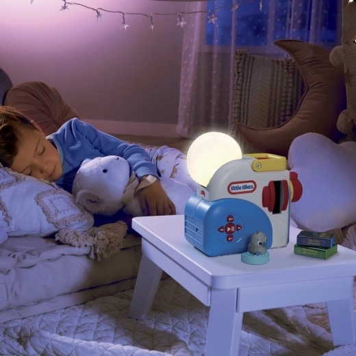 Adormire liniștită cu lampă de noapte și zgomot alb