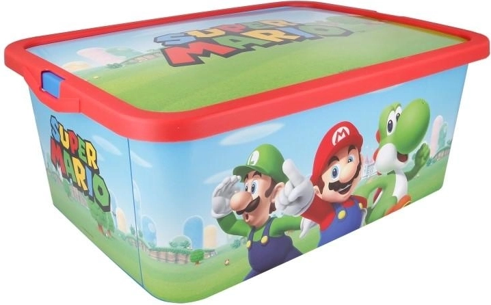 Cutie de depozitare cu capac Super Mario