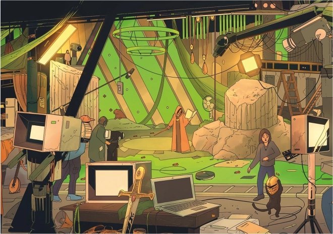 Puzzle Găsește 10 obiecte – film, 300 piese XL