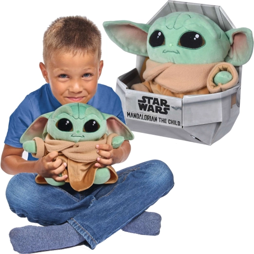 jucărie de pluș Baby Yoda din Mandalorian 25 cm în cutie
