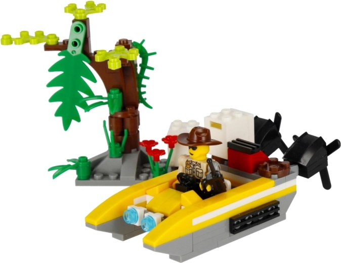 Minifigurină explorator cu accesorii