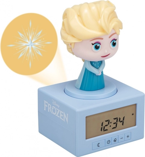 Ceas deşteptător luminoasă Frozen cu Elsa