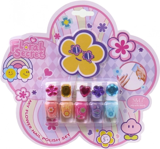 Set de frumusețe cu lac de unghii pentru copii