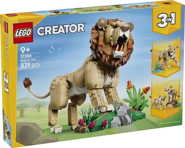LEGO Creator Animale sălbatice: Leul majestuos