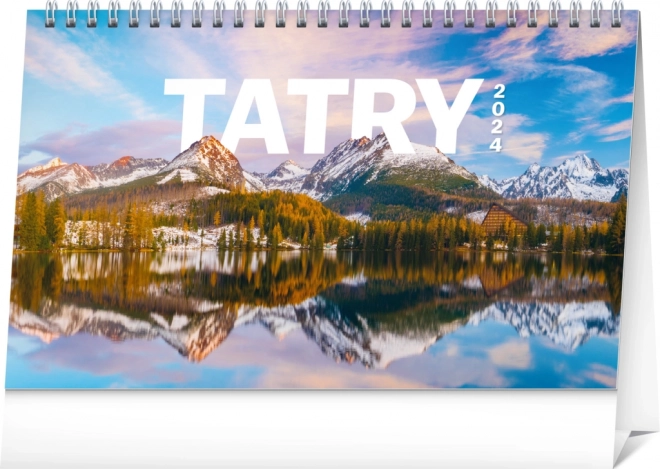 Calendar de birou Tatra 2024, 23,1 × 14,5 cm