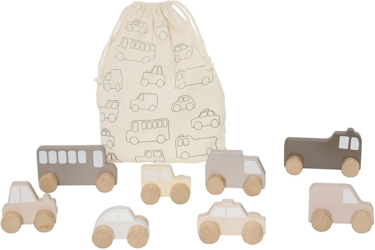 Jabadabado primele mașinuțe Nature – set de 8 buc.